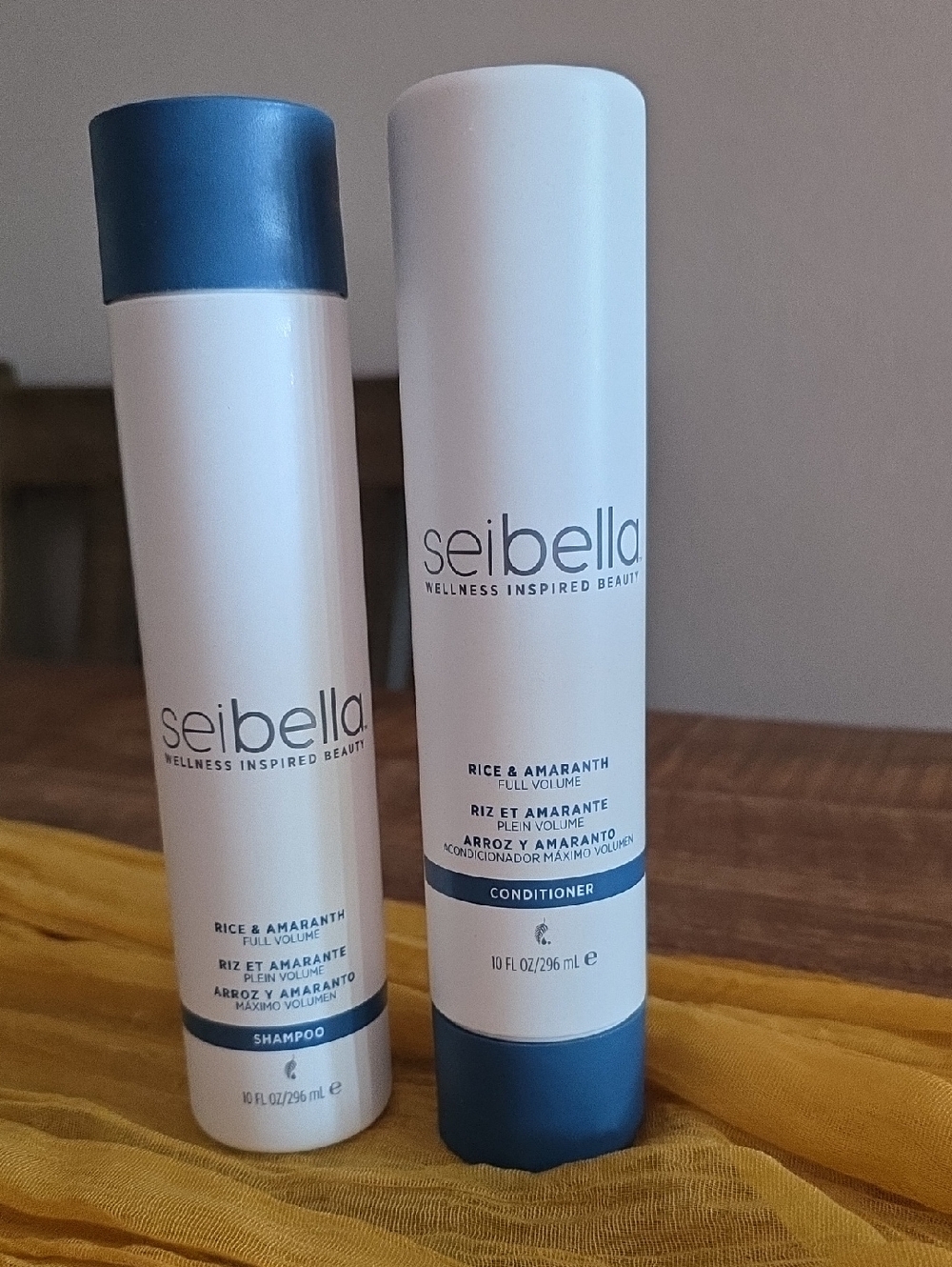 Seibella Rice & Amaranth Shampoo and Conditioner - Full Volume